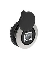 LOVATO LPFBL106 Switch Actuator, Spring Return, Flush, Blue, Lovato PLatinum Series 30mm Pushbutton Switches