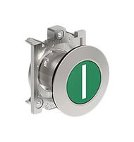 LOVATO LPFB104 Switch Actuator, Spring Return, Flush, Red, Lovato PLatinum Series 30mm Pushbutton Switches
