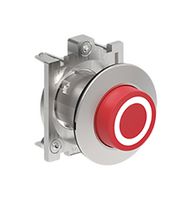 LOVATO LPFB1113 Switch Actuator, Spring Return, Flush, Green, Lovato PLatinum Series 30mm Pushbutton Switches