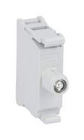 LOVATO LPXE01M Contact Element, 1 Pole, 6A, 12V, Clamp Screw with Washer, Lovato PLatinum Series 22mm Switches
