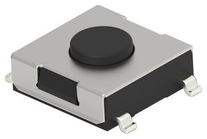TE CONNECTIVITY - ALCOSWITCH STS25A18BSMTR Tactile Switch, SPST-NO, STS Series, Top Actuated, Surface Mount, Round Button, 180 gf