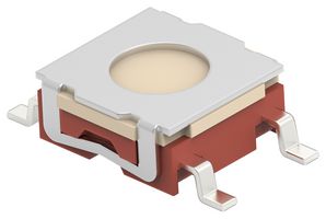 ALCOSWITCH - TE CONNECTIVITY STS26A16WSMTR Tactile Switch, SPST-NO, STS Series, Top Actuated, Surface Mount, Round Button, 160 gf