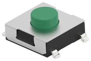 ALCOSWITCH - TE CONNECTIVITY STS31A18GSMTR Tactile Switch, SPST-NO, STS Series, Top Actuated, Surface Mount, Round Button, 180 gf
