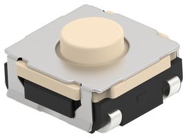 ALCOSWITCH - TE CONNECTIVITY STS35B18JTTR Tactile Switch, SPST-NO, STS Series, Top Actuated, Surface Mount, Round Button, 180 gf