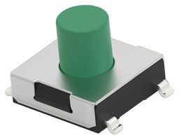 ALCOSWITCH - TE CONNECTIVITY STS50A18GSMTR Tactile Switch, SPST-NO, STS Series, Top Actuated, Surface Mount, Round Button, 180 gf