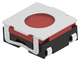 ALCOSWITCH - TE CONNECTIVITY 2506467-1 Tactile Switch, SPST-NO, STS Series, Top Actuated, Surface Mount, Round Button, 260 gf