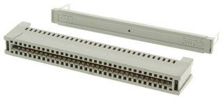 TE CONNECTIVITY - AMP 1-480706-0 Conector Borde de Tarjeta, Lado Doble, 1.78 mm, 64 Contactos, Montaje en Panel, Recto
