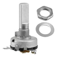 TT ELECTRONICS / BI TECHNOLOGIES P170S-FC20BR10K Rotary Potentiometer, Conductive Plastic, 10 kohm, 1 Turns, Linear, 100 mW, ± 20%, P170 Series