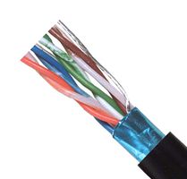 L-COM TFC2930 Networking Cable, Shielded, Cat6, 26 AWG, 3.3 ft, 1 m
