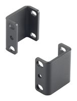PANDUIT RSB1A Mounting Bracket, Black, 1.6" Depth, Steel, 44 mm, 20 mm, Enclosure Racks, 1.7 ", 0.8 "