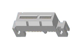 AMPHENOL COMMUNICATIONS SOLUTIONS 10025026-10000TLF Card Edge Connector, Dual Side, 1.57 mm, 36 Contacts, Straddle Mount, Straight