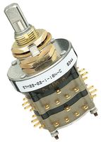 GRAYHILL 57M22-04-1-16N-C Rotary Switch, 16 Position, 1 Pole, 22.5 °, 150 mA, 115 V, 57 Series