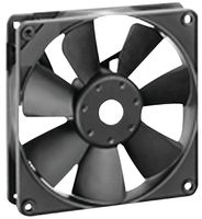 EBM-PAPST 4412F/2 Ventilador axial de CD, 12 V, Cuadrado, 119 mm, 25 mm, Rodamiento de bolas, 100.1 CFM