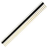 AMP - TE CONNECTIVITY 4-102972-0 Pin Header, Board-to-Board, 2.54 mm, 1 Rows, 40 Contacts, Through Hole Straight