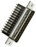 AMP - TE CONNECTIVITY 2-745496-0 D Sub Connector, DB25, 25 Contacts, Plug, IDC / IDT, DB, AMPLIMITE HDE-20 Series, Metal Body