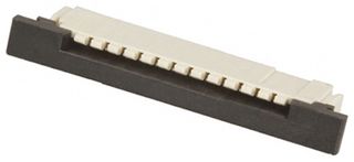 AMP - TE CONNECTIVITY 1-84953-2 FFC / FPC Board Connector, 1 mm, 12 Contacts, Receptacle, Surface Mount, Top