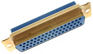 TE CONNECTIVITY - AMP 206805-2 D Sub Connector Housing, 50 Positions, D Sub, DD, AMPLIMITE 109 Series, Receptacle, Metal Body