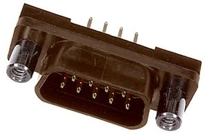 AMP - TE CONNECTIVITY 745071-2 D Sub Connector, DB9, 9 Contacts, Plug, Solder, DE, AMPLIMITE HD-20 Series, Plastic Body