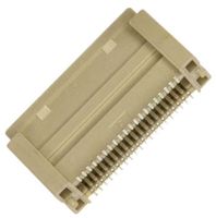AMPHENOL COMMUNICATIONS SOLUTIONS 61082-043400LF Mezzanine Connector, Receptacle, 0.8 mm, 2 Rows, 40 Contacts, Surface Mount, Copper Alloy