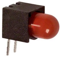 DIALIGHT 550-2505F Circuit Board Indicator, Orange, 1 LEDs, Through Hole, T-1 3/4 (5mm), 10 mA, 7 mcd