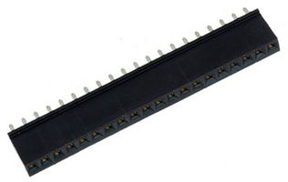 AMPHENOL COMMUNICATIONS SOLUTIONS 66951-020LF PCB Receptacle, Board-to-Board, 2.54 mm, 1 Rows, 20 Contacts, Through Hole Mount