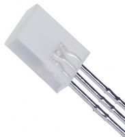 LUMEX SSL-LX2579IGW LED, Green, Red, Through Hole, 5mm x 2mm, 110 °, Rectangular, R 30mA, G 25mA