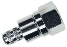 AMPHENOL RF 222171 RF / Coaxial Connector, F Coaxial, Straight Plug, Crimp, 75 ohm, Belden 1695A, Brass
