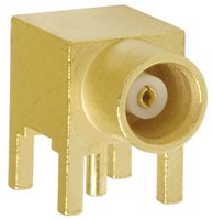 JOHNSON - CINCH CONNECTIVITY 133-9701-311 RF / Coaxial Connector, MCX Coaxial, Right Angle Jack, Solder, 50 ohm, RG316