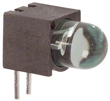 DIALIGHT 550-5605F Circuit Board Indicator, Green, 1 LEDs, Through Hole, T-1 3/4 (5mm), 20 mA, 120 mcd