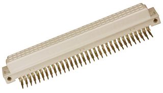 AMPHENOL COMMUNICATIONS SOLUTIONS 86094648813755V1LF DIN 41612 Connector, FCI 8609 Series, 64 Contacts, Receptacle, 2.54 mm, 3 Row, a + b
