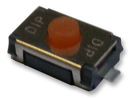 MULTICOMP PRO MCTAEF-25R-V Tactile Switch, MCTAEF Series, Top Actuated, Surface Mount, Round Button, 300 gf, 50mA at 12VDC