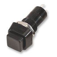 MULTICOMP PRO R13-23A-05-BB Pushbutton Switch, 12.2 mm, SPST-NO, Off-(On), Square, Black