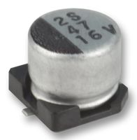 MULTICOMP PRO MCESL6V3107M6.3X5.2 SMD Aluminum Electrolytic Capacitor, Radial Can - SMD, 100 µF, 6.3 V, 2000 hours @ 85°C, Polar