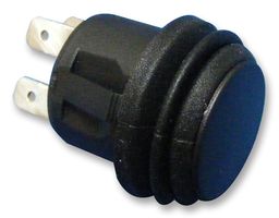 MULTICOMP PRO R13-527B2-02-BB Pushbutton Switch, 20.2 mm, DPST, Off-On, Round Raised, Black