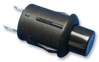 MULTICOMP PRO R13-548A-05-BB Pushbutton Switch, 12.1 mm, SPST, (On)-Off, Round Raised, Black