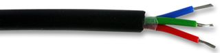 PRO POWER 850017 25M Multiconductor Cable, DEF 7-2-3A, Unshielded, 3 Conductor, 24 AWG, 0.22 mm², 82 ft, 25 m