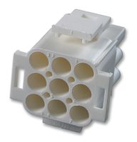 AMP - TE CONNECTIVITY 350720-4 Connector Housing, Universal MATE-N-LOK Series, Plug, 9 Positions, 6.35 mm