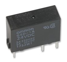 OMRON ELECTRONIC COMPONENTS G6D-1A-ASI DC24 Power Relay, SPST-NO, 24 VDC, 5 A, G6D Series, Through Hole, Non Latching