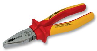 DURATOOL D00639 Pinzas Ajustables, Reparadores, Anti Deslizamiento, Aislamiento VDE, Abertura Quijada 3mm, 200mm