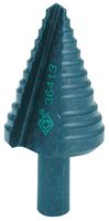 GREENLEE TOOLS 36414 Drill Bit, Step, Multi Hole, 34.9 mm Bit Size, 79.4 mm Overall Length