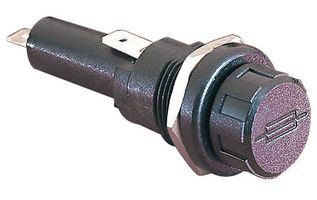 BULGIN LIMITED FX0415/S Fuseholder, Panel Mount, 250V, 13A, 6.3 x 32mm, 4.8 Series Tabs, Screw Cap, Screwdriver, PC2