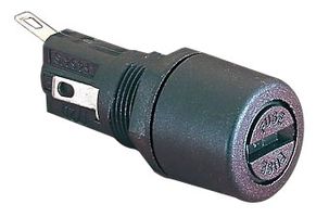 BULGIN LIMITED FX0455/S Fuseholder, Panel Mount, 250V, 10A, 5 x 20mm, Series/Solder Tags, Screw Cap, Screwdriver, PC2