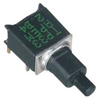 APEM TP33W0080 Pushbutton Switch, TP Series, SPST-NO, Off-(On), Round Plunger, Black