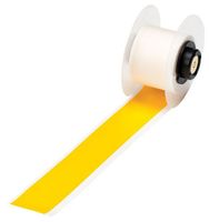 BRADY 142273 Label Printer Tape, Adhesive, Yellow, 15.2 m x 25.4 mm