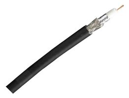 BELDEN 9259 010500 Cable Coaxial, RG59, Cobre, 6.12 mm, 75 ohm, Negro
