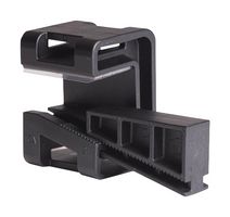 HELLERMANNTYTON 151-01566 Cable Tie Mount, Wedge Clip, Cable Tie, Black, Nylon 6.6 (Polyamide 6.6), 30.8 mm, 28.6 mm