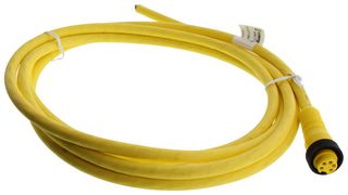 LUMBERG AUTOMATION RK50-877/3M Sensor Cable, Mini 7/8" Plug, Free End, 5 Positions, 3 m, 9.8 ft, RK Series