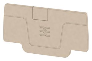 WEIDMULLER 1514400000 Accessory, Weidmuller A Series Pluggable Terminal Blocks, End Plate, A Series
