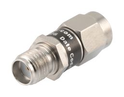 L-COM LCAT1005-06 RF Fixed Attenuator, SMA Plug to SMA Jack, 6 dB, DC to 18GHz, 2 W, 50 ohm, Stainless Steel