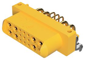 POSITRONIC GFSH89F47LN/AA Rectangular Power Connector, 8Pwr+9Sig, 17 Contacts, GFSH Series, Panel PCB Mount